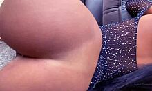 Beautiful big-assed woman in new lingerie gets fucked.