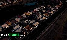 Bubble butt teen lets stepdad fuck her hard in familystrokes