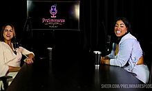 Compilation of Marcelly Melo and Bia Hot in Preliminares Podcast