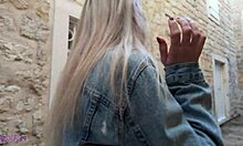 Romantic Walk With Remote Vibrator In Pussy!