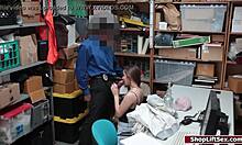 Teen shoplifter caught at officer's desk