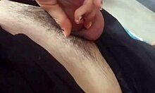 Amateur latina strokes friend during movies