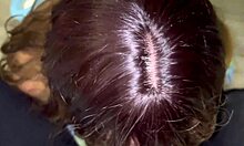 Roommate with big ass helps with rent by sucking dick and swallowing cum.