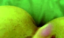 Naughty wife masturbates before work in shorts