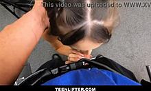 Teenlifter - Petite 18+ Latina Store Employee Shoplifter Agrees To Have Sex With Officer For No Cops - Mads Flores Rusty Nails