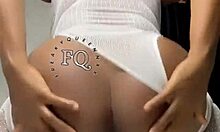 Watch freakyqueennxx RIDING her long DILDO in COWGIRL style with BOOBS bouncing UP and DOWN