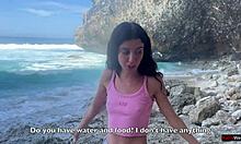 I was fuckin' a stranger on the desert island, and he creampied me.