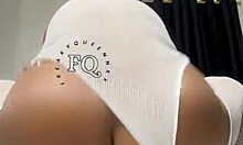 Watch freakyqueennxx RIDING her long DILDO in COWGIRL style with BOOBS bouncing UP and DOWN