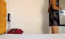 i caught my stepfather watching me try on clothes, and we ended up fucking