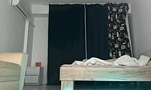 Intensely fucking tight pussy and virgin ass with double dildo