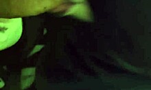 maskedgoth666x shares an update where she blows and swallows cum in a taboo homemade scene.