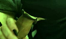 maskedgoth666x shares an update where she blows and swallows cum in a taboo homemade scene.