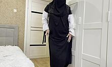 Hot Arab Stepmom In Stockings Gives Jerk Off Instructions