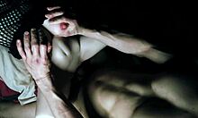 Intense emotional connection during passionate sex with girlfriend