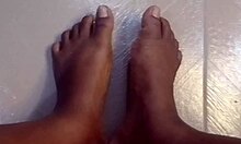 feet fetish homemade fingering