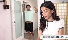 Hot college girl seduces her step-uncle