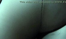 Milfycalla covers her black down jacket with cum. And her leather leggings.