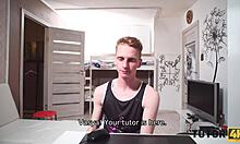 Lucky boy has awesome sex with hot teacher instead of biology.