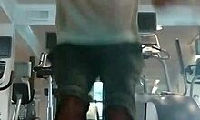 Mature woman relaxes in her dorm room