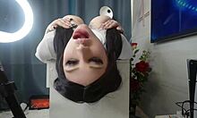 Using Busty Sluts Throat For My Big Cock And Cum On Face