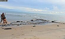 Bricadeira turns into wild sex on busy beach