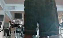 Mature woman relaxes in her dorm room