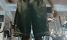 Mature woman relaxes in her dorm room