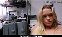 hot blonde teen shoplifter gets strip searched and fucked by officer chloe rose tommy gunn