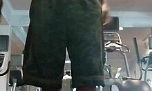 Mature woman relaxes in her dorm room