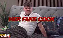 My freaky hot girlfriend pranks me with a fake cock, but i love it