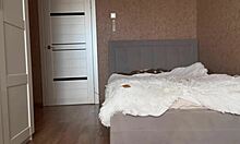 Arab Stepmom Consoles Stepson With Sexy Legs In Pantyhose