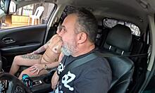 blonde enjoys ride with subtle desires and hidden pleasures