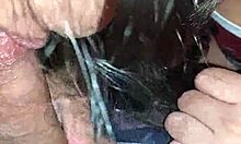 My mouth wetness perfect lube for orgasm ride