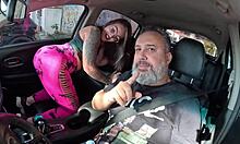 blonde enjoys ride with subtle desires and hidden pleasures