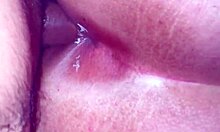 doggy style fucking while she's on her period, intense and messy anal creampie