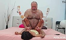 Latina Michy Perez Seduces Old Man!