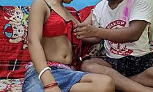 Bengali girl experiences first time outdoor group fun