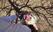 Sketchy Sex With Milf Outdoors Almost Caught