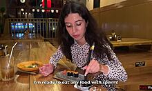 I suck dick in sushi bar toilet, eat cum rolls