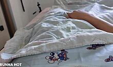 she woke up super horny in her pussy, fingered herself deliciously until cumming