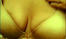 teen girlfriend with natural tits in scene