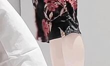 Suggestive one piece adult model