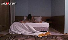 I caught this horny chick getting fucked in our hotel after the party