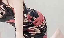 Suggestive one piece adult model