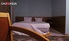 I caught this horny chick getting fucked in our hotel after the party