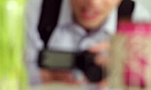 Four Teen Babysitters Shared a Big Hard Cock, Sucking and Fucking It on the Couch.