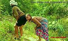 Amateur BBW Babe's Outdoor Bush Sex During Vacation!