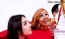 Game show with young adults in group freeuse