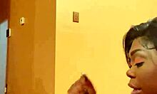 sloppy blowjob leads to creamy cum on ass in living room sex