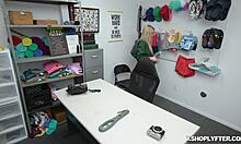 the security guard mouth-fucked the shoplifting babe emma starletto at the store